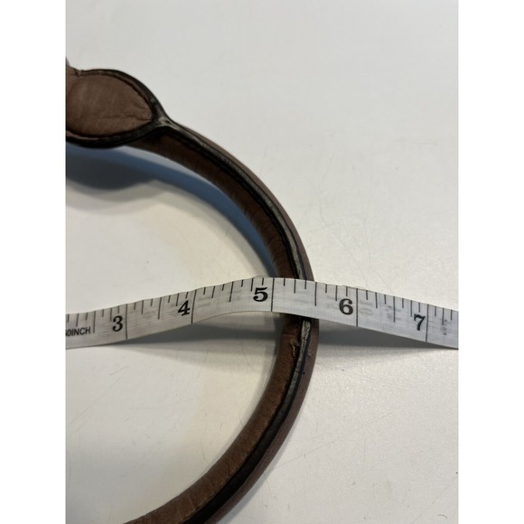 B. Makowsky Large Brown Leather Hobo Satchel Handbag Purse with Dust Cover EUC - Picture 11 of 16